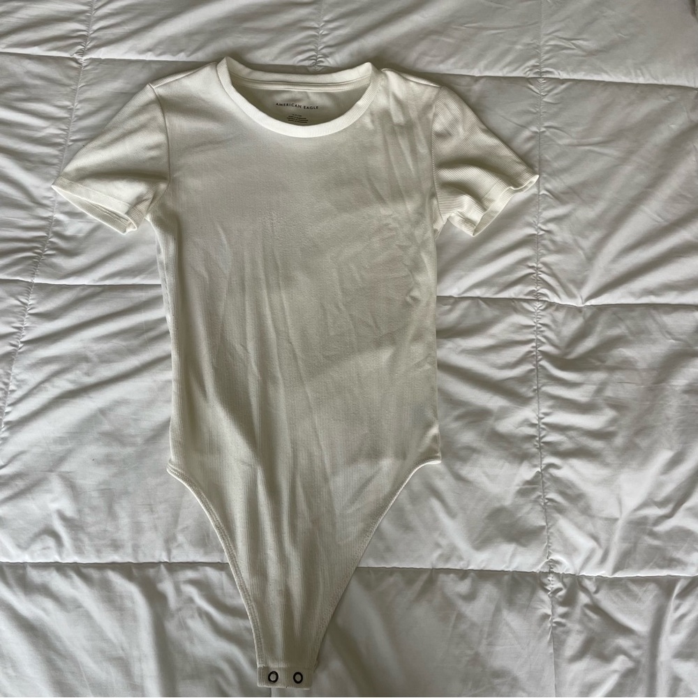 American Eagle Outfitters White Bodysuit One Piece